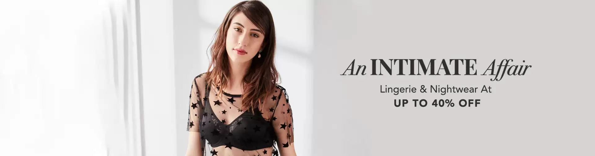 Get Upto 40% Off On Lingerie And Nightwear At Myntra Deal Page