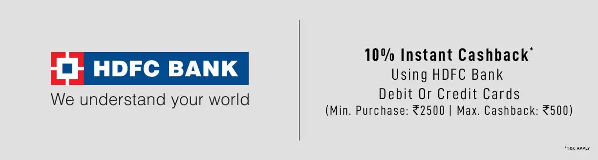 Get 10% Instant Cashback Upto Rs.500 At Ajio Pay Via Hdfc Bank Cards