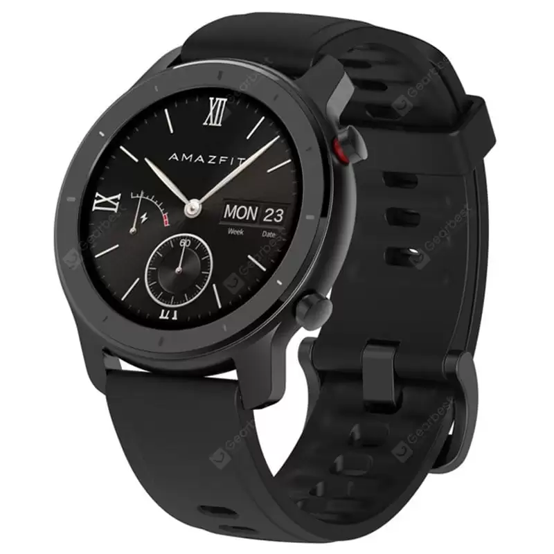 Order In Just $129.99 Amazfit Gtr 47mm Smart Watch 24 Days Battery Life 5atm Waterproof Global Version At Gearbest With This Coupon