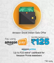 Get Extra 25% Up To Rs. 125 Cashnack + Flat Rs.25 Extra For Amazon Prime Members At Bookmyshow