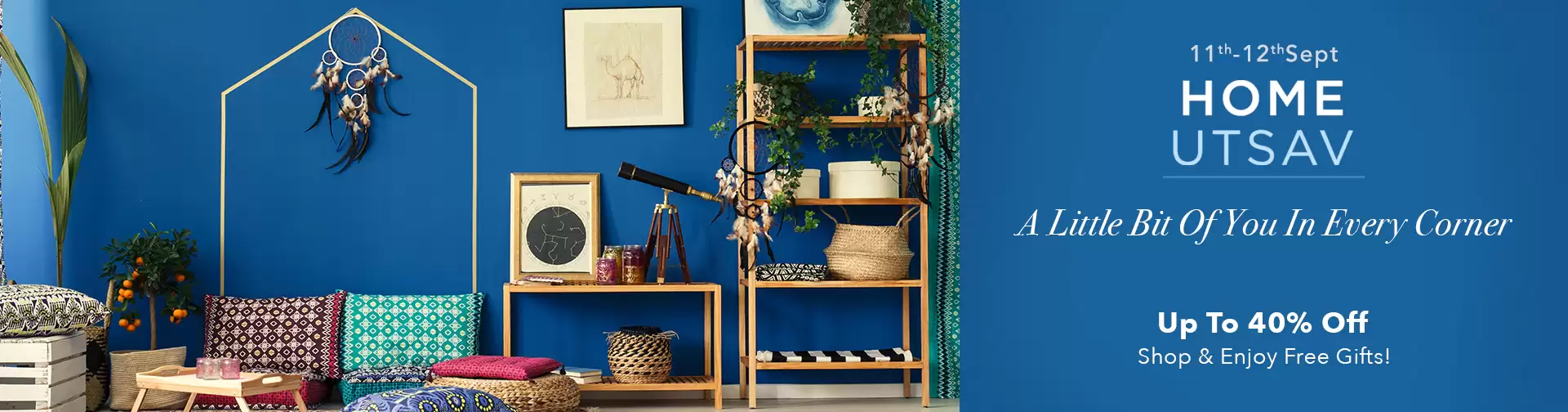 Take Upto 40% Off On Home Decor Items At Myntra Deal Page