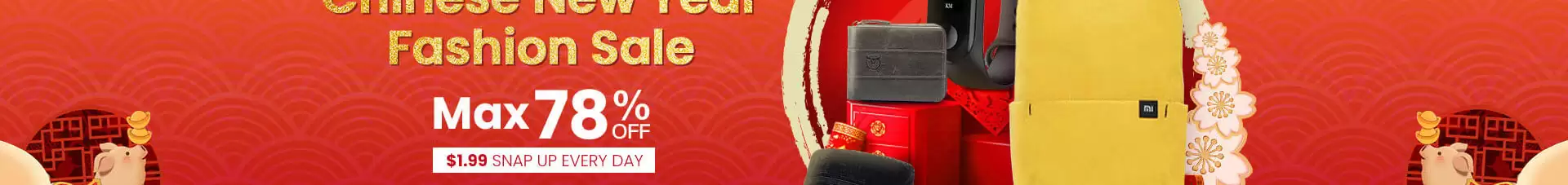 Get 9% Off Site Wide Chinese At Banggood New Year Fashion Sale