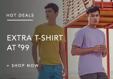 Pay Only Rs.99 For 2nd Shirt In Cart At Myntra Deal Page