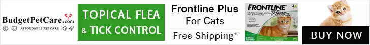 Get Extra 12% Off On Frontline Plus For Cats With This Discount Coupon At Budgetpetcare
