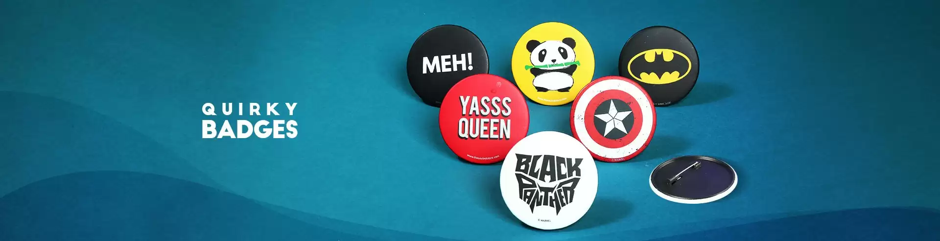 Enjoy Flat Rs. 50 Off On Purchase Of 5 Badges With This Discount Coupon At Thesouledstore