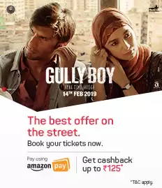 Pay Using Amazon Pay & Get 20% Upto Rs 125 On Booking Tickets For Gully Boy Only