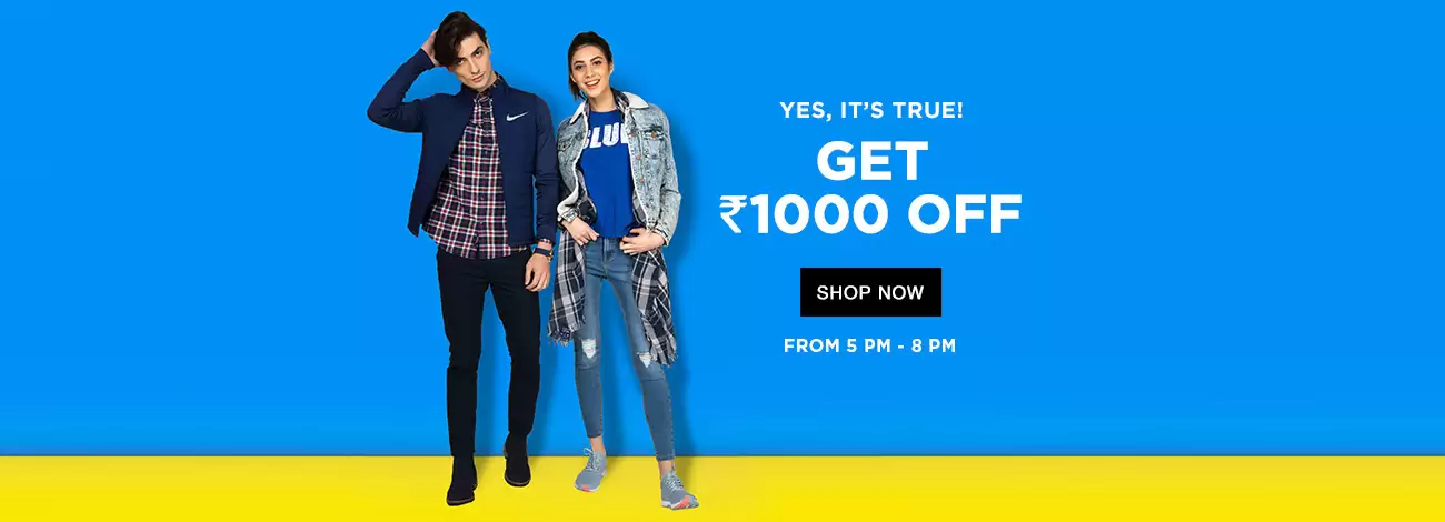 Order In Just Rs.Null Get Rs.1000 Off At Jabong Deal Page