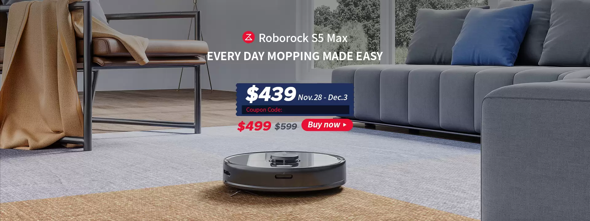 Order In Just $449.99 Roborock S5 Max Laser Navigation Robot Wet And Dry Vacuum Cleaner From Xiaomi Youpin - Black Eu Plug At Gearbest With This Coupon
