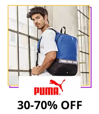 Take Upto 70% Off On Puma Items At Jabong Deal Page