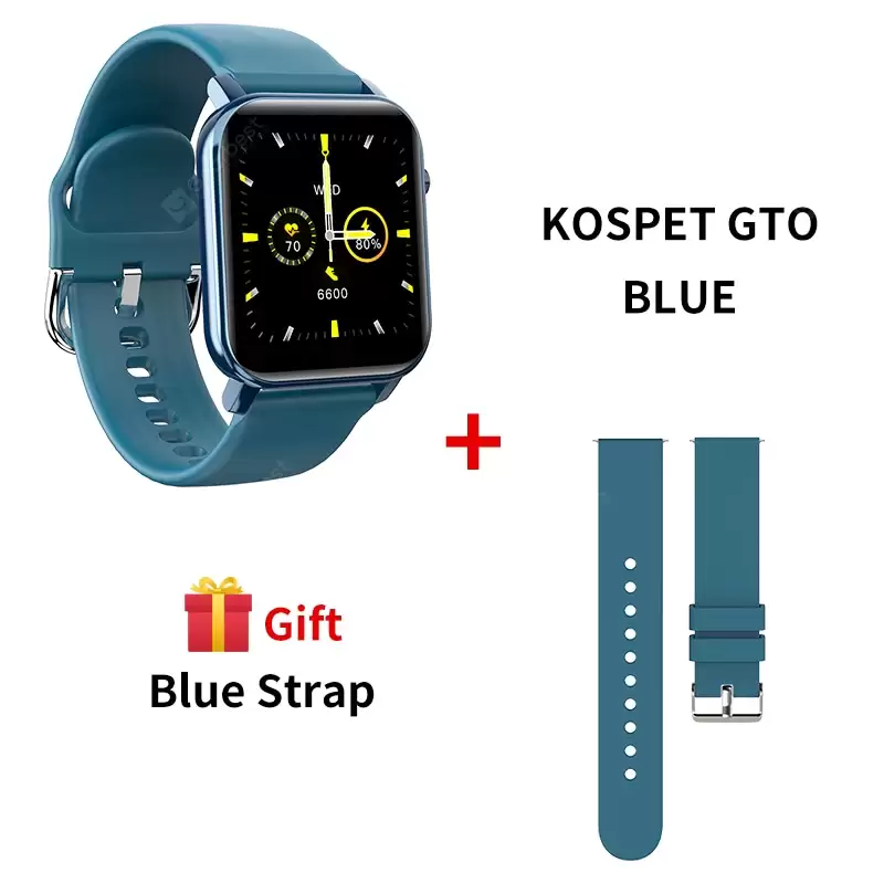 Order In Just $45.99 2020 Kospet Gto Smartwatch Men Fitness Tracker Blood Pressure Ip68 Waterproof Bluetooth Smart Clock Women Watch Band For Kids - Blue Color China At Gearbest With This Coupon