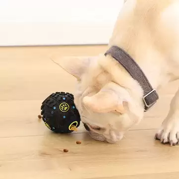 Order In Just $4.99 / €4.56 Mini Monstar Pet Automatic Leaking Food Dog Vocal Ball From Xiaomi Youpin Stimulating Grinding Teeth Fun And Relaxing Pet Toys With This Coupon At Banggood