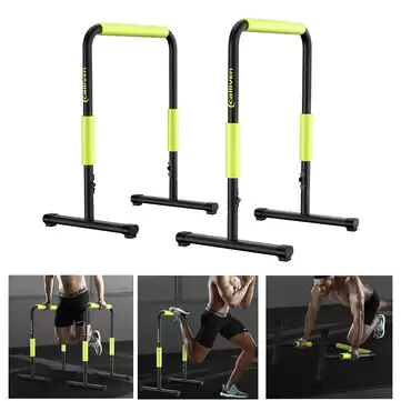 Order In Just $59.99 25% Off For Off For Calliven 2 Pcs Single Parallel Bars Multifunction Dip Stand Station Muscal Fitness Workout Push Up Stand Gym Home Exercise With This Coupon At Banggood