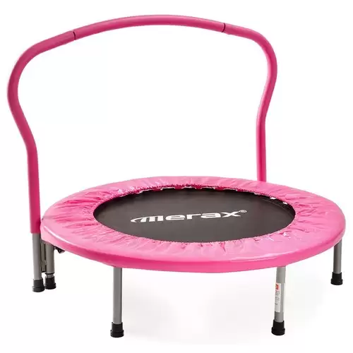 Pay Only $70-5.00 For Merax Children Mini Folding Trampoline Indoor Fitness Training Equipment - Pink With This Coupon Code At Geekbuying