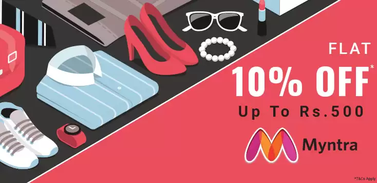 Take Additional 10% Off On Myntra At Coolwinks Deal Page