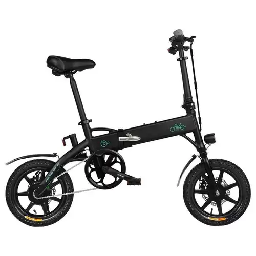 Pay Only $539.99 For Fiido D1 Folding Electric Moped Bike 11.6ah Li-ion Battery City Bike Commuter Bike Three Riding Modes 14 Inch Tires 250w Motor Max 25km/h Speed Up To 40-55km Range - Black With This Coupon Code At Geekbuying