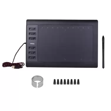 Get Extra $20 Discount On 10x6 Inch Professional Graphics Drawing Tablet 12 Express Keys At Tomtop