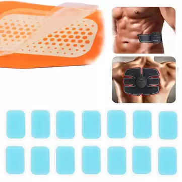 Order In Just $4.55 / €4.08 16pcs Replacement Gel Stickers Hip Abdominal Muscle Trainer Sport Sticker Fitness For Home Accessary With This Coupon At Banggood