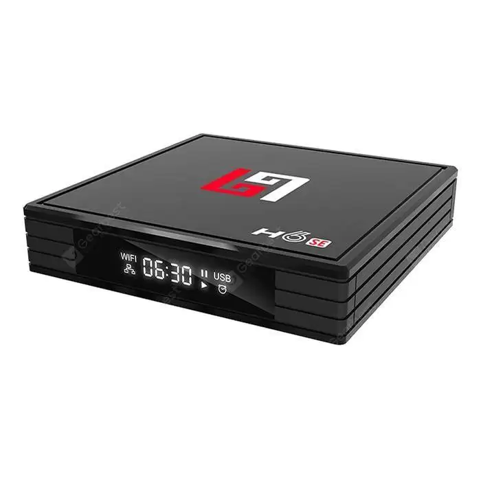 $31.99 For H6se Android 10.0 Smart 6k Tv Box With Allwinner H616 Mali G31 Mp2 2.4ghz + 5.8ghz Dual Wi-fi 100mbps 3 X Usb2.0 Vp9 H.264 H.265 Netflix Youtube Google Play