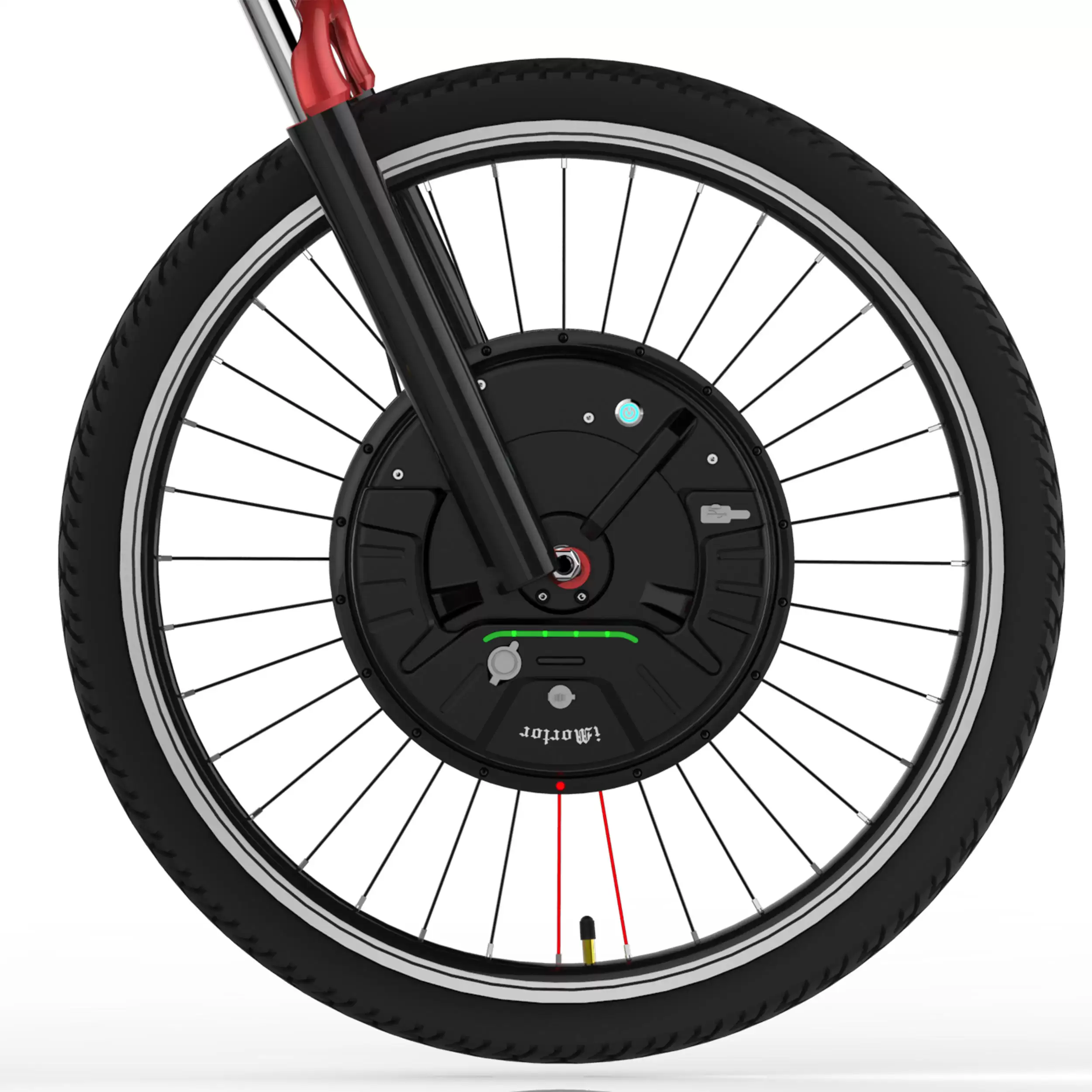 Order In Just $389.99 Imortor 3.0 Full Wireless 26in/700c 350w 24v Brushless Motor Intelligence Bicycle Front Wheel With This Coupon At Banggood