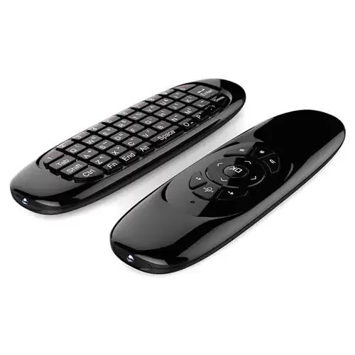Pay Only $11.99 For C120 English Version 6-axis Gyro 2.4g Mini Wireless Air Mouse Qwerty Keyboard For Android/windows/mac Os/linux Systems - Black With This Coupon Code At Geekbuying