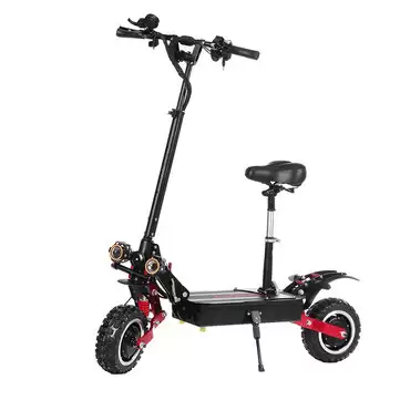 Order In Just $1,159.99 / €1,030.42 Laotie Es18 60v 31.2ah 2800w*2 Dual Motor Foldable Electric Scooter With Saddle 85km/h Top Speed 100km Mileage 200kg Bearing Eu Plug With This Coupon At Banggood