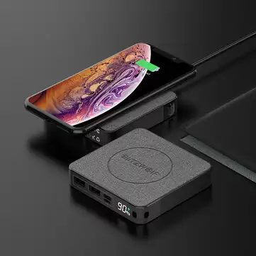 Order In Just $21.99 Blitzwolf Bw-p13 Led Display 10000mah Power Bank Qc3.0 & Pd3.0 18w+15w Wireless Charger Fabric Surface Multilayered Protection Power Bank For Iphone 12 12 Mini 12 Pro Max For Samsung S20 9t Note10 Huawei Lg With This Coupon At Banggood
