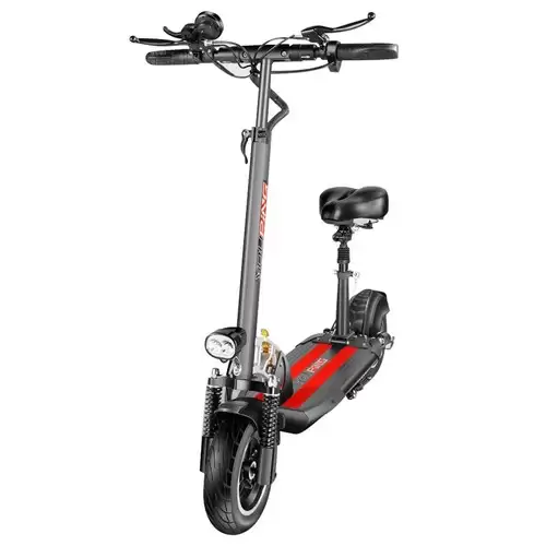 Pay Only $419.99 For Youping Q02 Folding Electric Scooter 500w Motor 48v/15ah Battery 10 Inch Tire Containing Seat - Black With This Coupon Code At Geekbuying