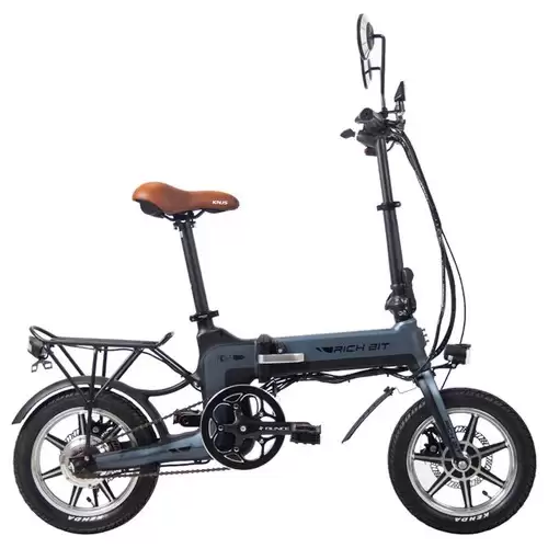 Order In Just $949.99 Rich Bit Top-619 Folding Electric Moped Bike 14'' Tires 250w Brushless Motor 35km/h Max Speed Up To 70km Range Disc Brake Lcd Display - Gray With This Discount Coupon At Geekbuying