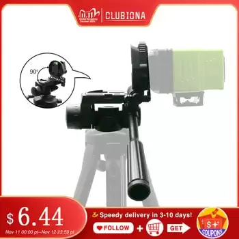 Order In Just $9.32 Clubiona Lb06 Professional Adjustable Tripod Head Universal Three-dimensional Handheld Laser Level Holder Stand Head 1/4