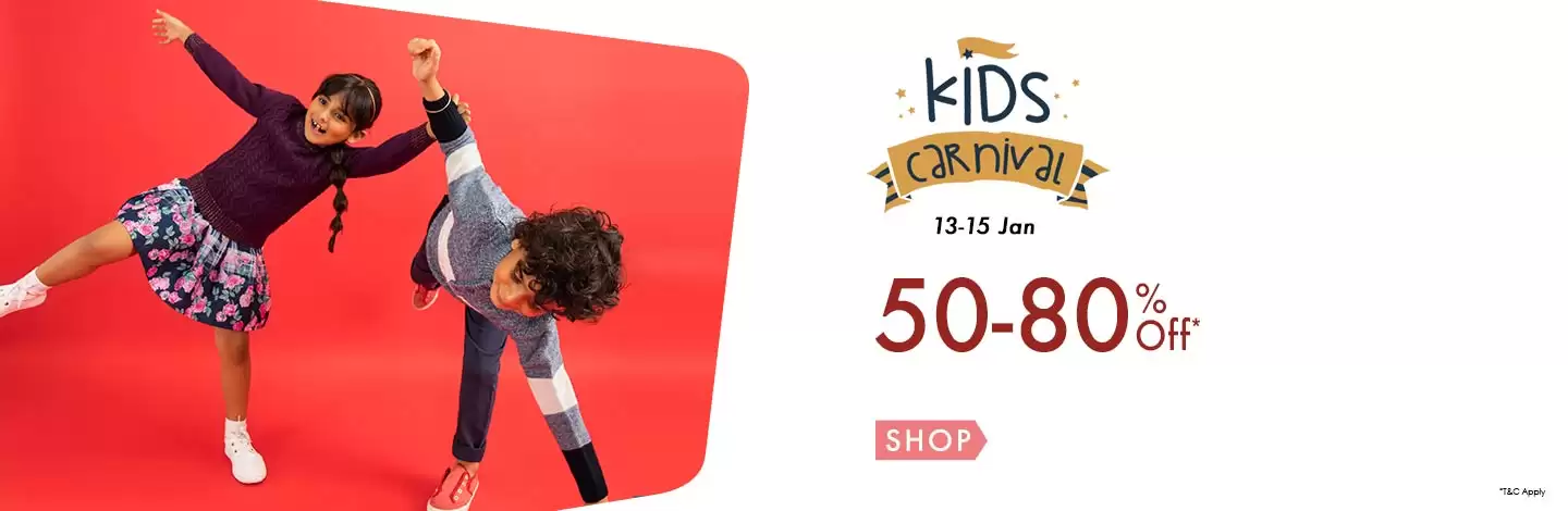 Get Upto 80% Off On Kids Items At Ajio Deal Page