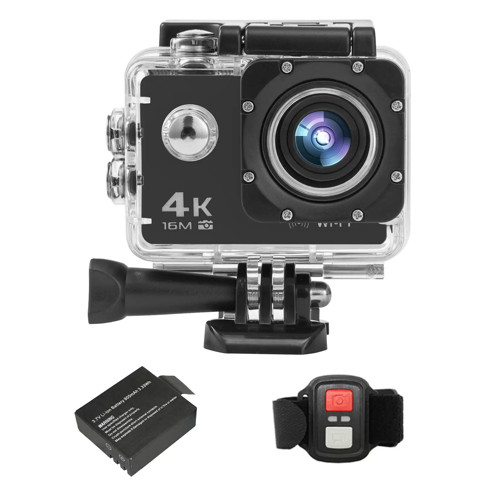 Get Extra 61% Discount On 4k/30fps 16mp Ultra Hd Sports Action Camera, Limited Offers $44.99 With This Discount Coupon At Tomtop