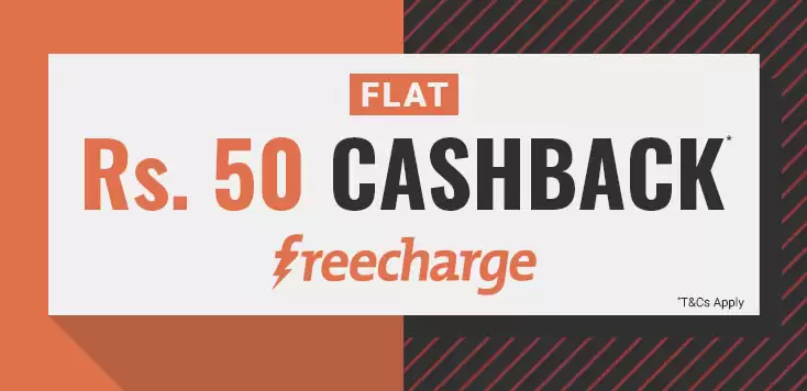 Flat Rs. 50 Freecharge Cashback At Coolwinks