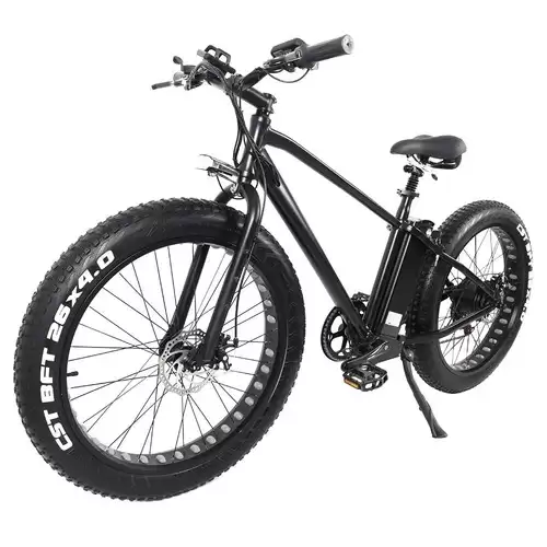 Pay Only $1029.99 For Cmacewheel Gw26 Electric Moped Bicycle 26 X 4 Inch Fat Tire Three Modes 750w Motor Max Speed 45km/h 15ah Battery Up To 100km Range Disc Brake - Black With This Coupon Code At Geekbuying