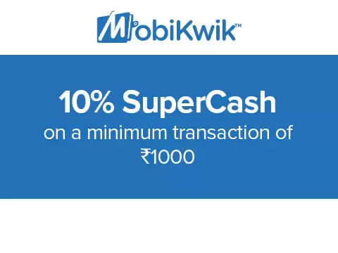 Get 15% Mobikwik Supercash At Bigbasket