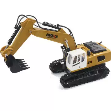 Order In Just $37.07 10% Off For Huina Toys 1331 1/16 2.4g 9ch Electric Rc Excavator Engineering Digging Truck Model With This Coupon At Banggood