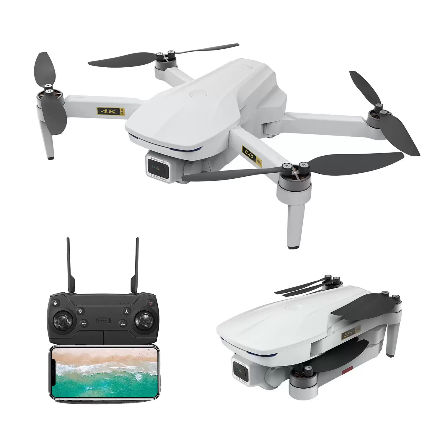 Order In Just $95.19 Eachine Ex5 5g Wifi 1km Fpv Gps With 4k Hd Camera 30mins Flight Time Optical Flow Foldable Rc Drone Quadcopter Rtf With This Coupon At Banggood