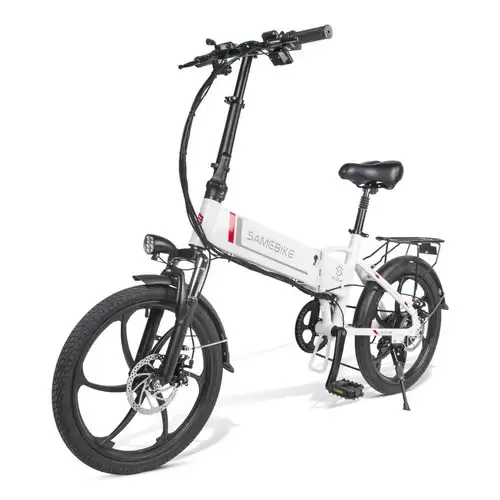 Order In Just $799.99 Samebike 20lvxd30 Portable Folding Smart Electric Moped Bike 350w Motor Max 35km/h 20 Inch Tire - White With This Discount Coupon At Geekbuying