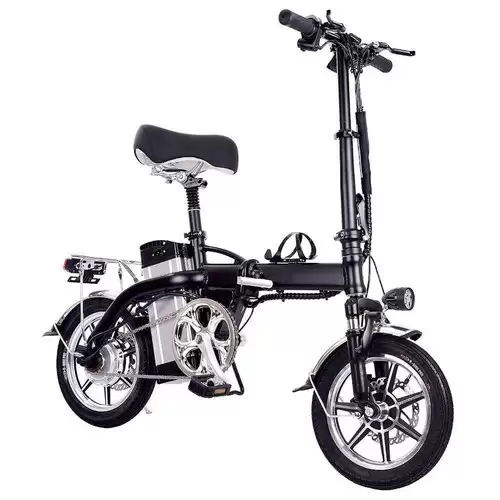 Order In Just $665.99 Gyl004 Folding Electric Bike 14 Inch Tire 350w Motor Max Speed 35km/h Up To 35km Range Dual Disc Brake - Black With This Discount Coupon At Geekbuying