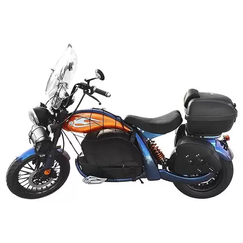 Pay Only $1600-25.00 For Citycoco Racing Electric Motor Cycle E-bike 2000w Brushless Motor 28ah Battery Max Speed 45km/h Front 16