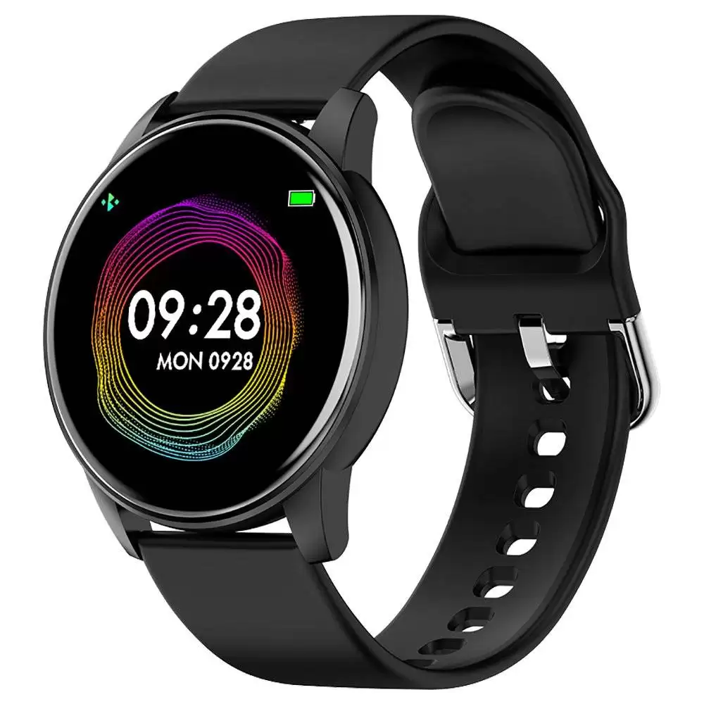 Pay Only $15.99 For Makibes Zl01 Smartwatch 1.3 Inch Ips Hd Screen Ip67 Waterproof Bluetooth 4.0 Heart Rate Blood Pressure Monitor - Black With This Coupon Code At Geekbuying