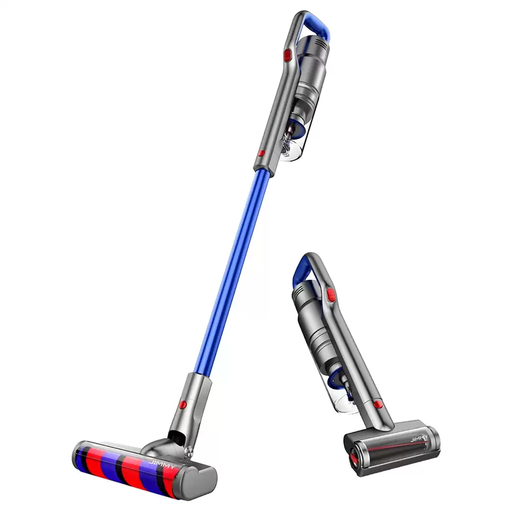 Order In Just $174.99 Jimmy Jv63 Handheld Cordless Stick Vacuum Cleaner 130aw Suction Anti-winding Hair Mite 60 Minutes Run Time - Blue With This Discount Coupon At Geekbuying