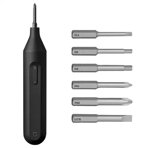 Pay Only $29.99 For Xiaomi Mijia Electric Manual Screwdriver S2 Alloy Steel Long Bits Rechargeable 3.6v 1500mah Battery - Black With This Coupon Code At Geekbuying