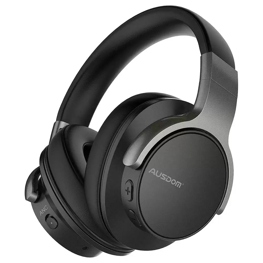 Order In Just $39.99 Ausdom Anc8 3.5mm Bluetooth Gaming Headset Active Noise Cancelling Hifi Bass Stereo With Mic 20 Hours Playtime - Black With This Discount Coupon At Geekbuying