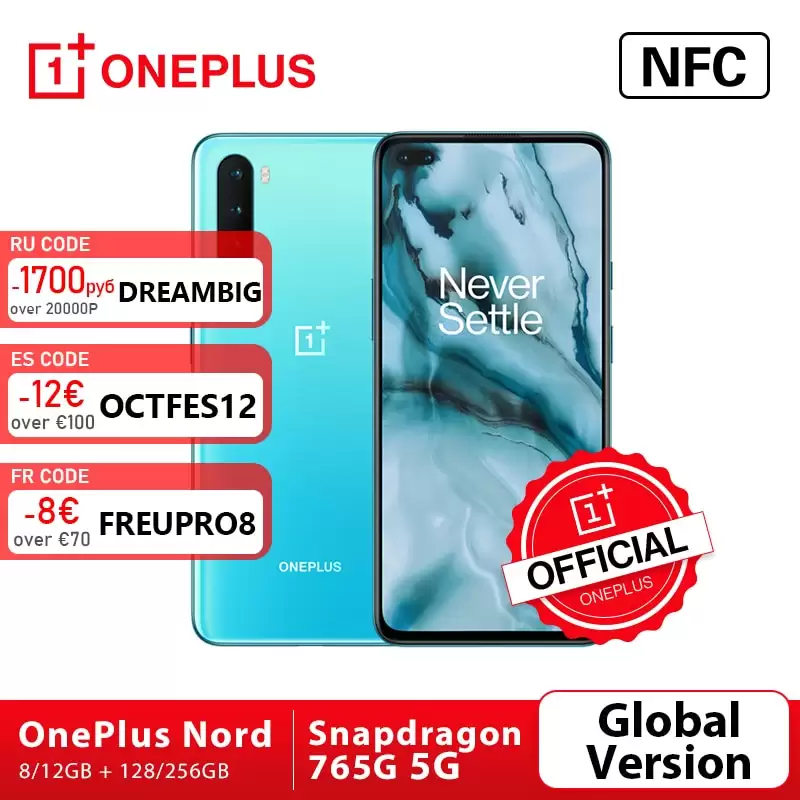 Get $5 Discount On Smartphone Oneplus Nord With This Discount Coupon At Aliexpress