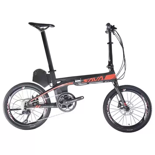 Pay Only $1709.99 For Sava E8 20 Inch Folding Electric Bicycle Toray T800 Carbon Fiber Frame Yuebo Motor 200w Shimano Sora R3000 Disc Brake Samsung 8.7ah Lithium Battery Ip67 Multi-function Display Max Speed 25km/h Up To 70km Range - Black With This Coupon Code At Geekbuying