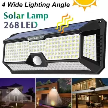 Order In Just $11.89 Waterproof 128/268 Led Solar Lamp Motion Sensor Solar Energy Lights Outdoor Security Lighting For Porch/garden/street/wall Light At Aliexpress Deal Page