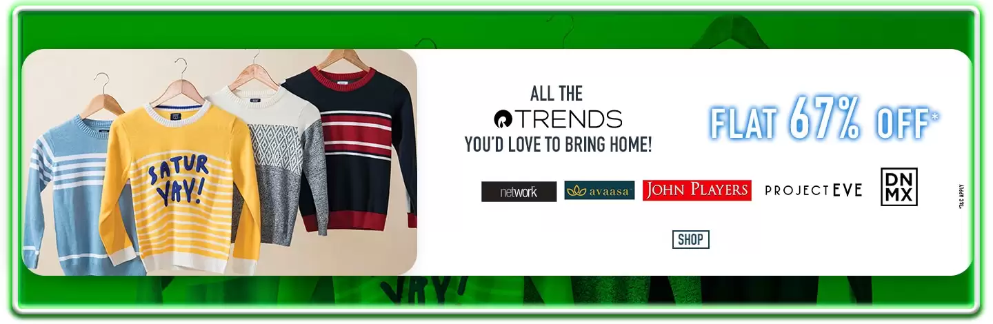 Get Upto Extra 10% Off On Any Purchase Worth Rs.1490 And Above With This Discount Coupon At Ajio