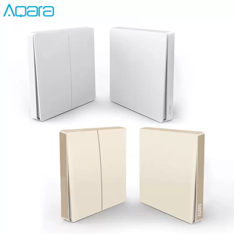 Order In Just $23.99 Newest Original Gold Version Aqara Switch Smart Light Remote Control Zigbee Wireless Wall Switch For Mijia Mi Home App - Single Button White At Gearbest With This Coupon