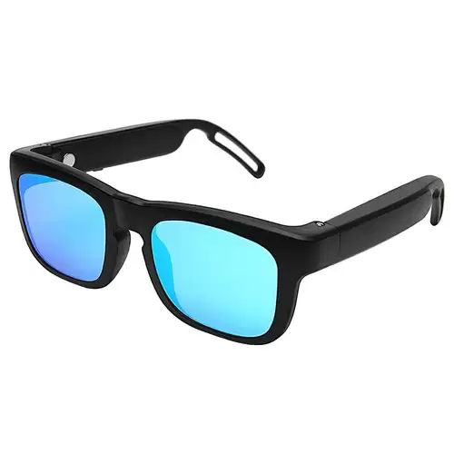 Pay Only $86.99 For Mutrics Musig-x Smart Audio Sunglasses Uv 400 Lens Qualcomm Aptx Cvc Virtual 5.1 Ip55 Siri Google Assistant - Blue With This Coupon Code At Geekbuying