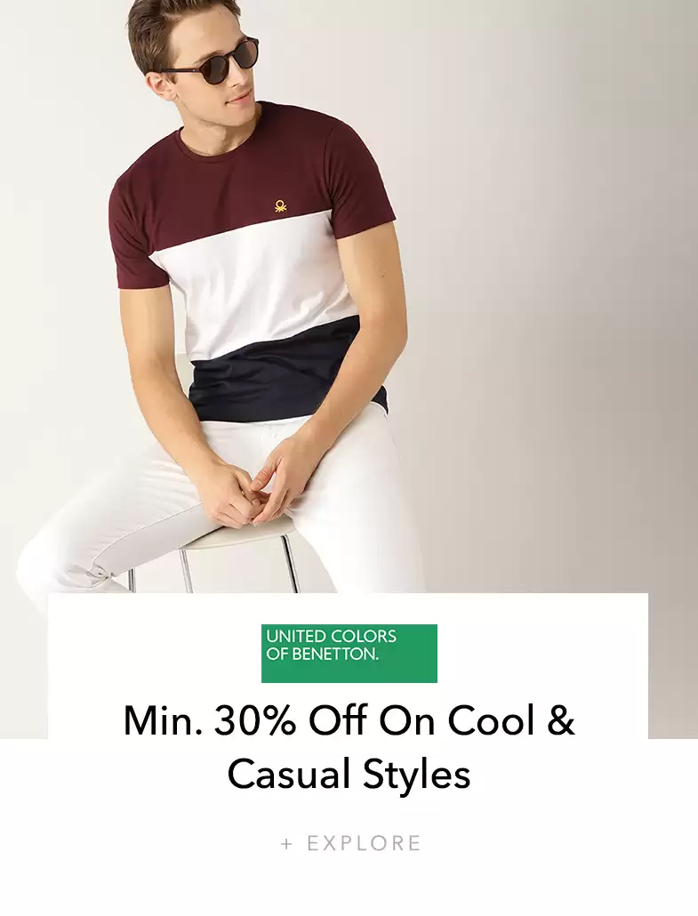 Get Min. 30% Off On United Colors Of Benetton Items At Myntra Deal Page